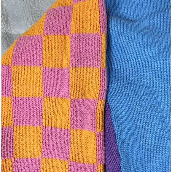 Lazy Oaf Flower Garden M Cardigan Sweater Colorful Quirky 90s Rave Vibe RARE - Picture 9 of 16